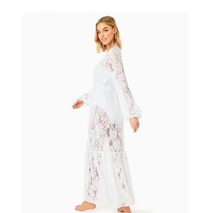 Adela Maxi Cover-Up - Resort White Paradise Found Lace Regular price